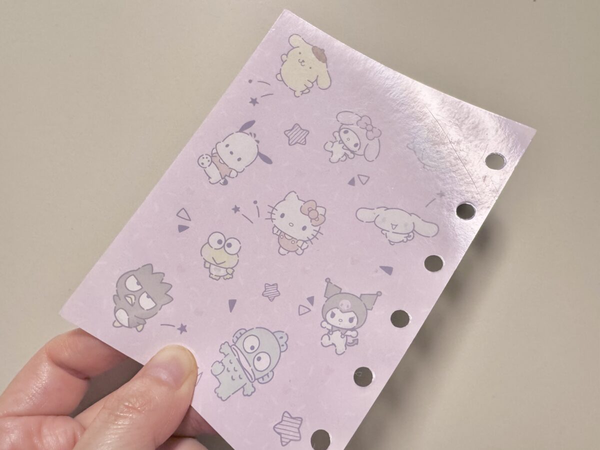 キャラクター台紙の画像