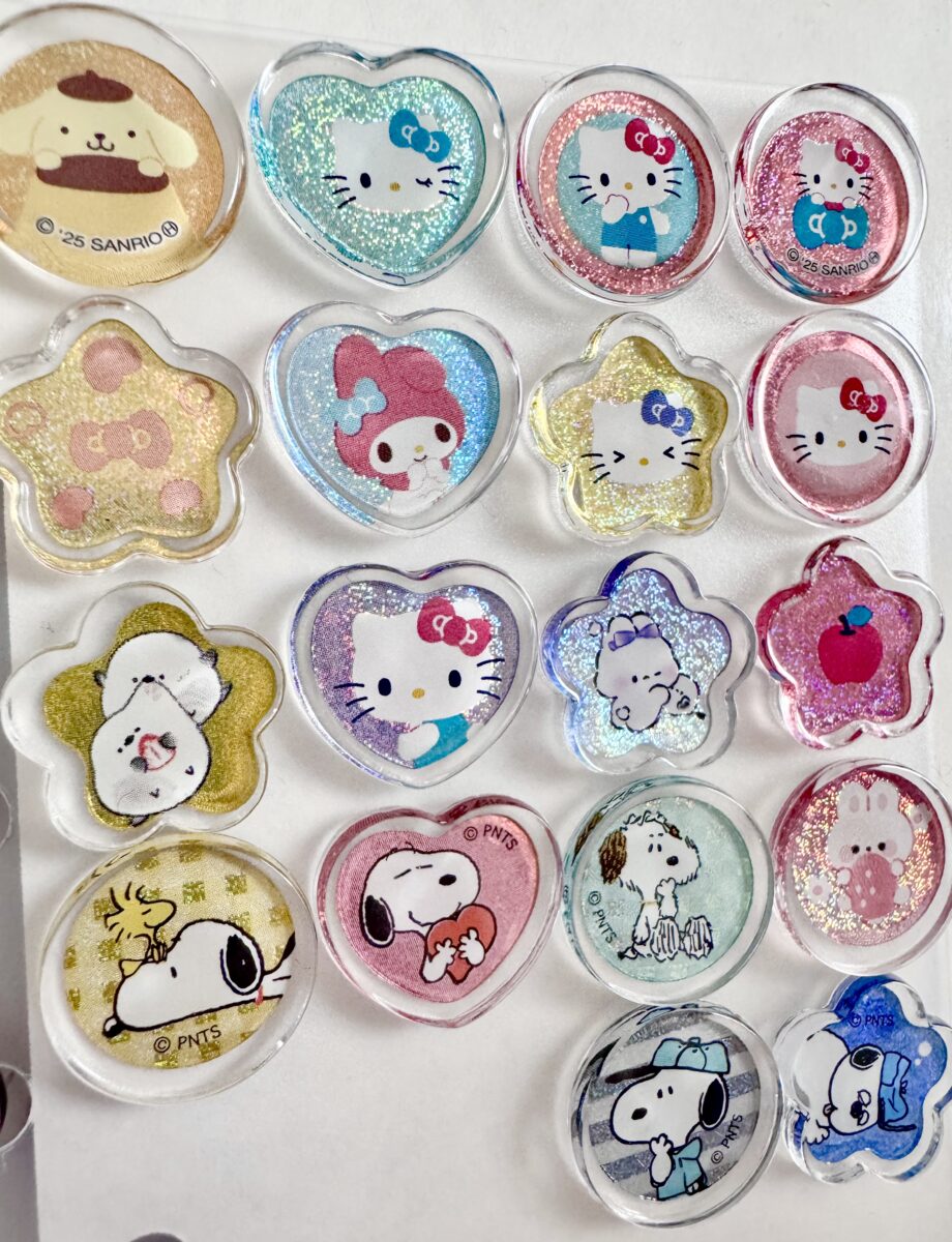 各社のおはじきシール