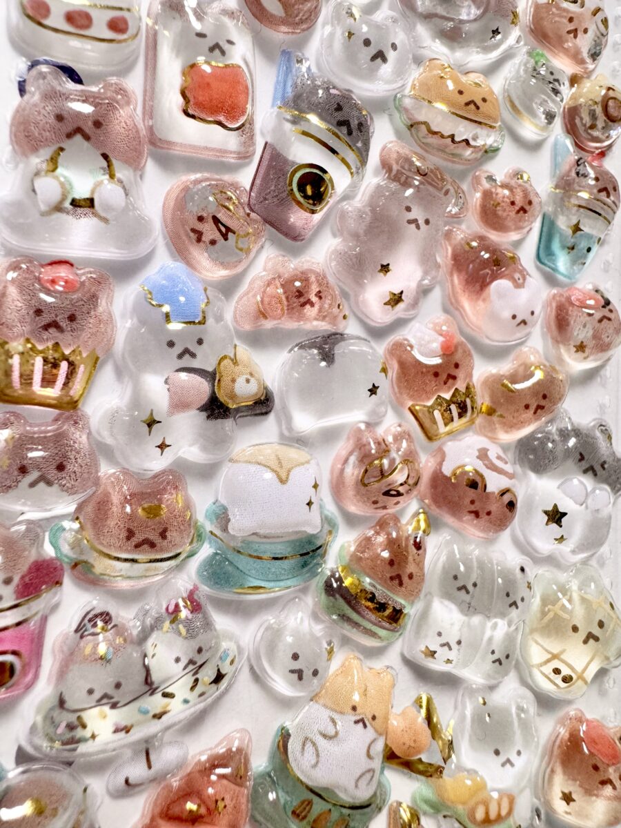 ハムスターのプチドロップステッカー