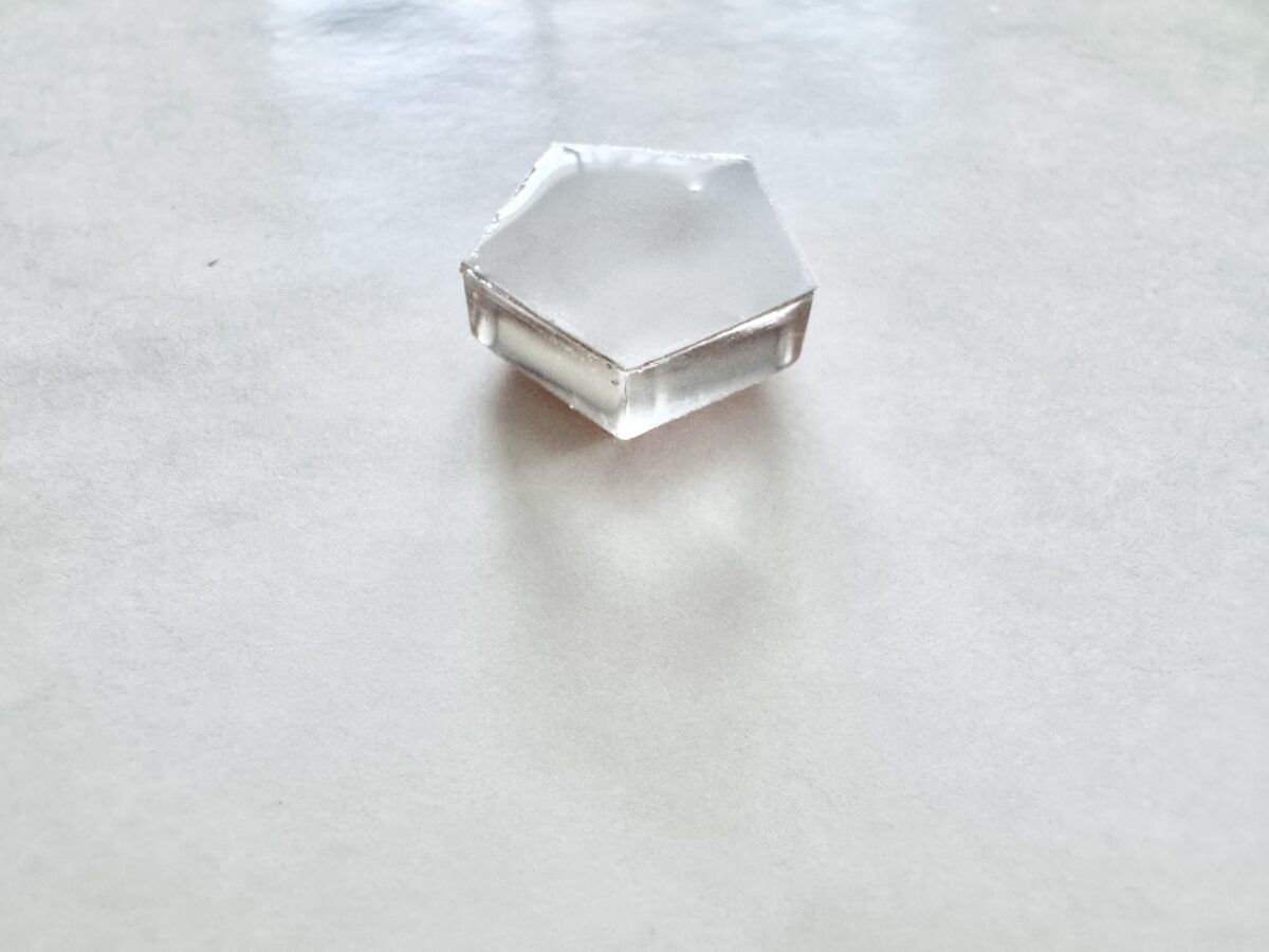 ハリキュアを塗った様子