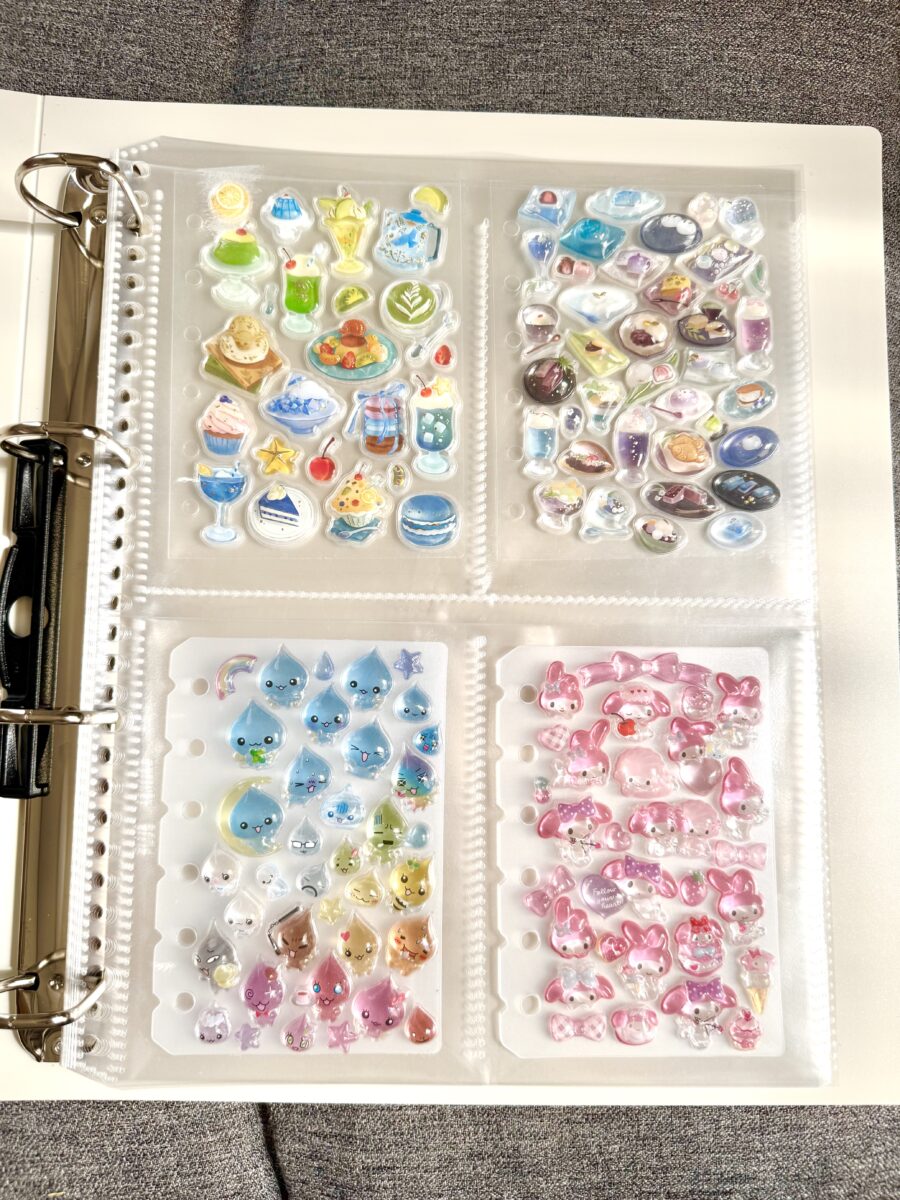 ４ポケットリフィルにＡ７リフィルを入れた状態